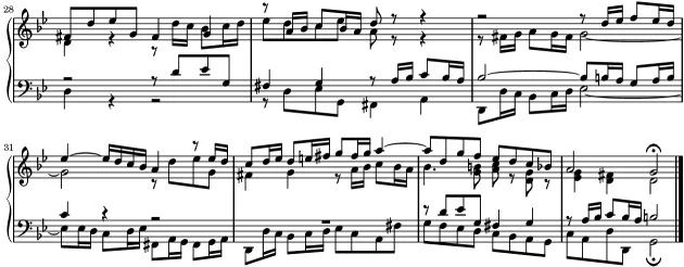 LilyPond 排版结果